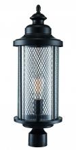  40744 BK - Stewart 24.5" Postmount Lantern